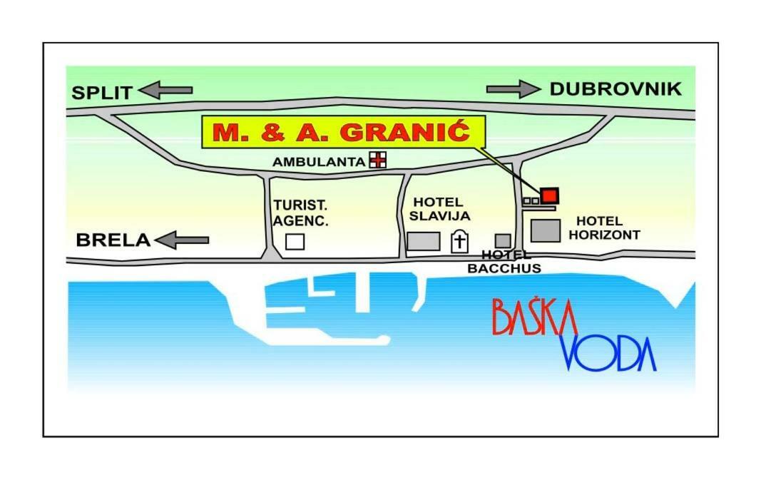 Apartmani Mare Baška Voda Extérieur photo